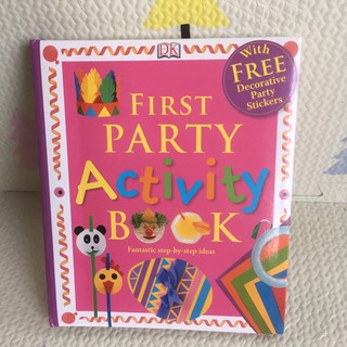 First Party Activity Book ปกนวม