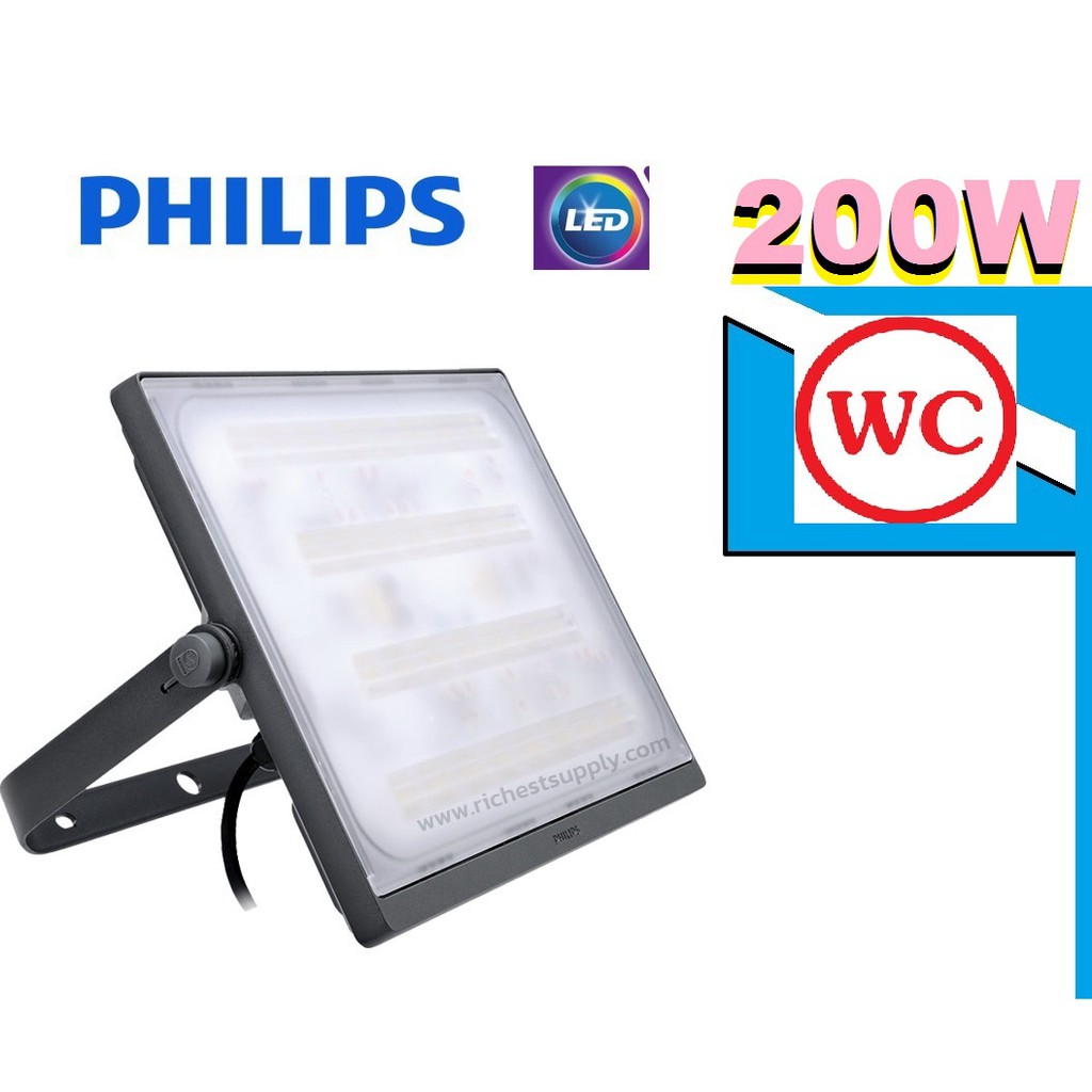 Philips 200W สปอร์ตไลท์ รุ่น SmartBright LED Floodlight แบรนด์ Philips BVP176 LED190/CW 200W