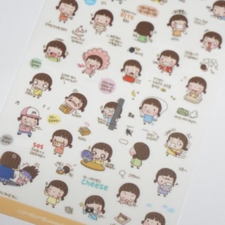 ATSIXAM พร้อมส่ง สติ๊กเกอร์ไดคัทลายการ์ตูน