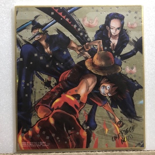 One Piece วันพีช วันพีซ ของ สะสม ชิกิชิ Shikishi ลิขสิทธิ์แท้ BANDAI