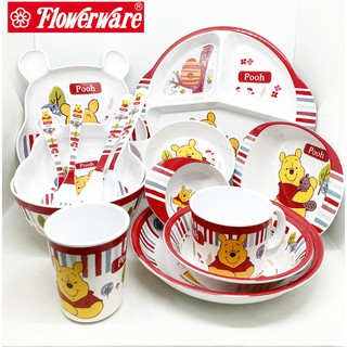 POOH Woodlands จานเมลามีน ชาม ช้อนส้อม แก้วน้ำเด็ก หมีพูห์ Superware [ขายเป็นชิ้น/เลือกรหัสสินค้า]