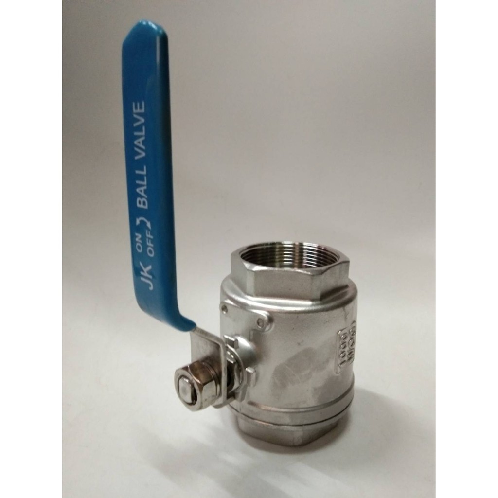 JK ball valve stainless #316 2 PC บอลวาล์วสแตนเลส #316 2 ตอน ขนาด 2" ถูกกว่าบอลวาล์วทองเหลือง