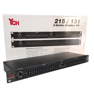 YCH EQ-215 Dual Channel 15-Band Equalizer 1U Rack Mount - intl(รุ่น YCH 215)