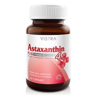 Vistra Astaxanthin 4 mg และ 6 mg 30s ช่วยต้านสารอนุมูลอิสระได้อย่างมีประสิทธิภาพสูงที่สุด