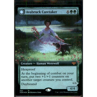 Innistrad: Crimson Vow Variants Foil: Avabruck Caretaker (Extended Art) mtg 271221