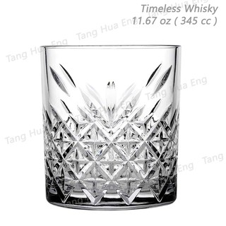 ( 2 ใบ ) แก้วน้ำ แก้วร็อค  Pasabahce Timeless Whisky 345 cc. #52790-1081303