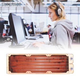 Superage Water Cooling Radiator 7mm Round Tube G1/4 Thread All Copper Computer Row Industrial