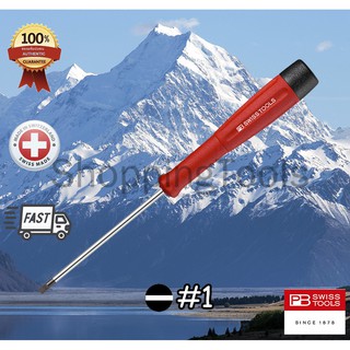 ไขควงปากแบน PB Swiss Tools รุ่น PB 8128 ด้ามยาง หมุนได้ ของแท้ 100%