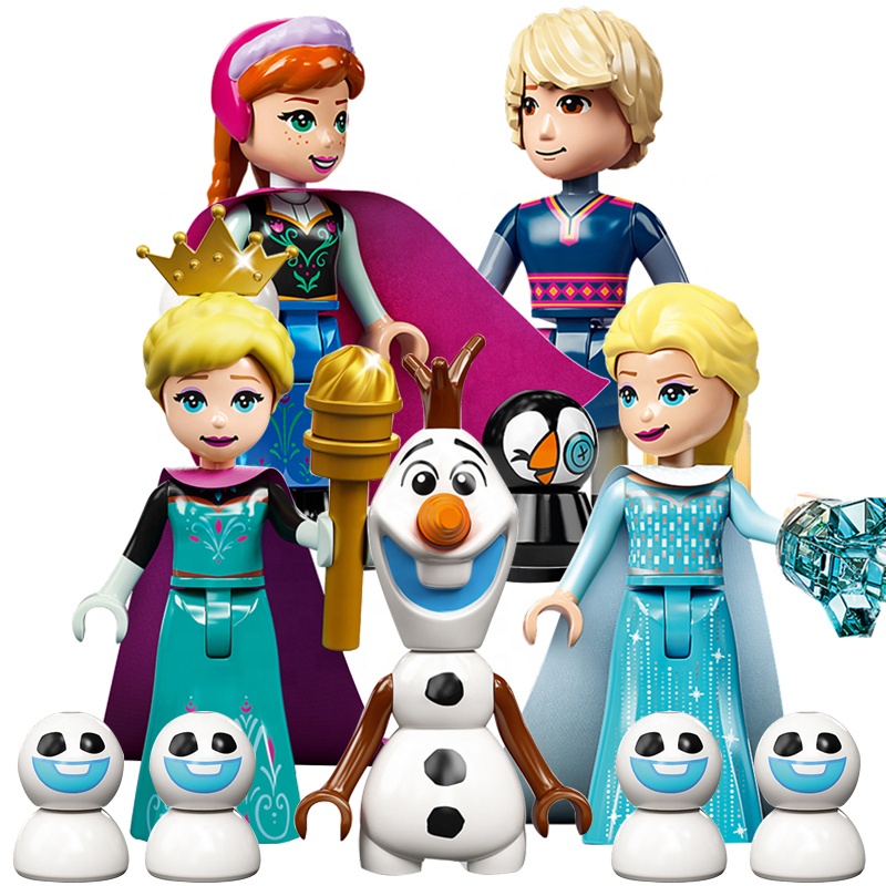 Olaf Frozen Anna Elsa Toys Gift Building Blocks 66006-66010