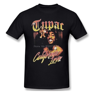 เสื้อยืดวินเทจใหม่ เสื้อยืดแขนสั้น คอกลม ผ้าฝ้าย พิมพ์ลาย Awesome 2pac Rap สําหรับผู้ชาย 2022S-3XL