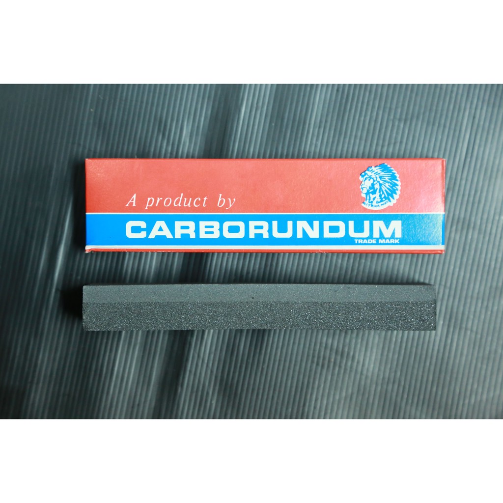 หินลับมีดตราคนป่า8x2x1 [Carborundum Trade Mark]