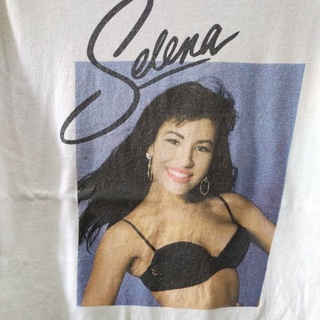 เสื้อยืดมือสอง Usa นักร้องหญิง Selena Size M.อก20/ยาว28