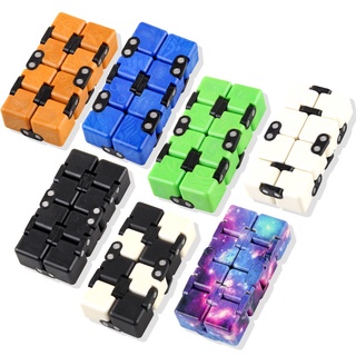 ของเล่น Infinity Magic Flip Cube Fidget ช่วยบรรเทาความเครียด สําหรับเด็ก และผู้ใหญ่