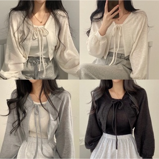 Somedays_closet l🌷พร้อมส่ง🌷 Yoru cardigan เสื้อคลุมผ้าบาง นิ่มใส่สบายมากกก ใส่ในไทยช่วงหน้าร้อนแบบชิล