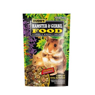 Buddy Hamster &amp; Gerbil อาหารหนูแฮมเตอร์ อาหารหนูเจอร์บิล 0.5 ปอนด์