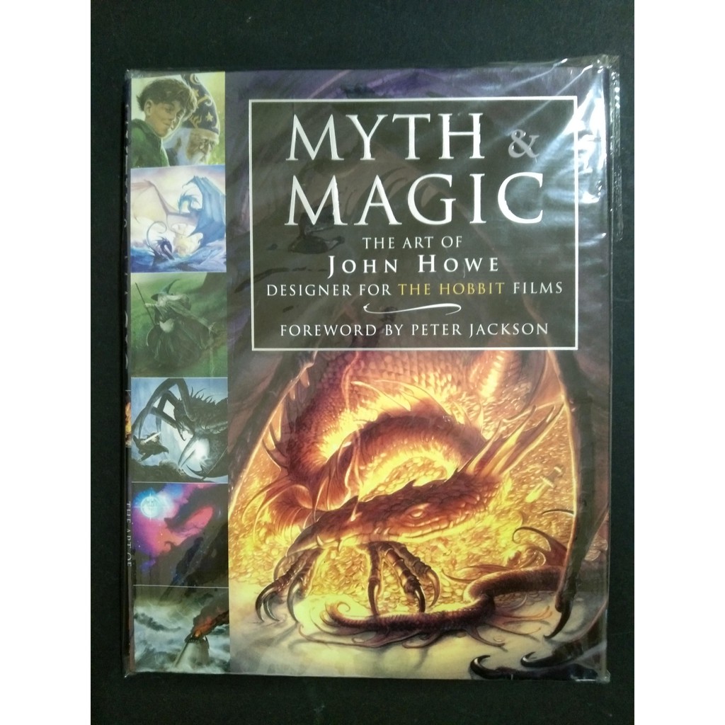 หนังสือศิลปะแฟนตาซีที่ยอดเยี่ยมที่สุด โดย John Howe, hobbit, foreword โดย peter jackson
