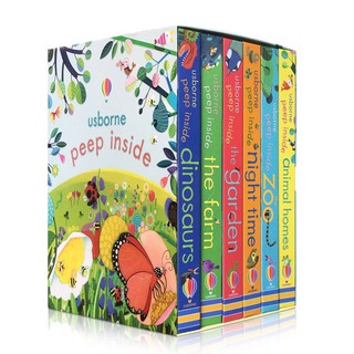 Box Set(6 เล่ม) Usborne Peep Inside  นิทาน 3 มิติ