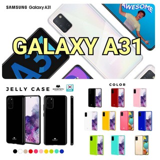 Samsung Galaxy A31 MERCURY Goospery Jelly Case TPU ฝาหลัง กันลอย เรียบหลู งานเกาหลี (ของแท้100%)