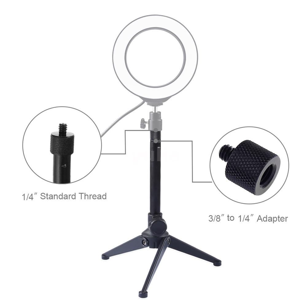 PULUZ Portable Sturdy Desktop Adjustable Tripod Stand Selfie Stick Mount Holder PU408 #5