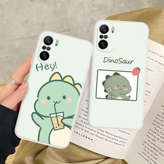 เคสโทรศัพท์มือถือ ลายไดโนเสาร์น่ารัก สําหรับ OPPO Realme C21 5 5S 5i 6 6i 6s 8i Realme 5 6 7 8 Pro Realme GT Neo Q3 Pro #เคสโทรศัพท์ H117