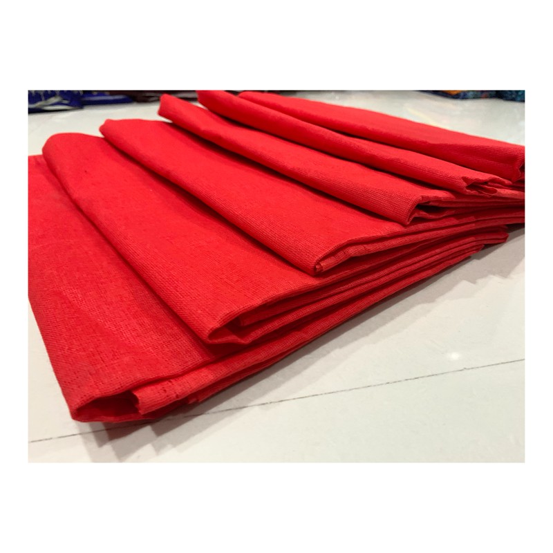 ผ้าแดง ขนาด90x175ซม.