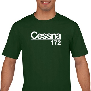 ขายดี!ขายดี เสื้อยืดลําลอง แขนสั้น พิมพ์ลาย Cessna 172 OMmdbi32KEdbkm25S-5XL