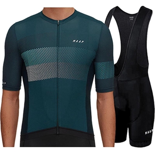 เสื้อปั่นจักรยาน Men cycling jersey short sleeve sets maap triathlon mtb jersey bike NEW Racing Downhill Jerseys Cycling Jersey Mountain Bike Motorcycle Jerseys Motocross Sportwear Clothing Cycling Bicycle Outdoor Long Sleeves Jersey/Pant/Set