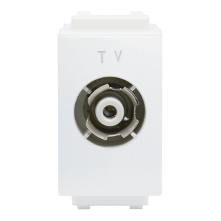 Haco สีขาว เต้ารับโทรทัศน์ TV Socket รุ่น PR-T075