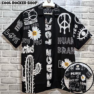 Cool Rocker shop เชิ้ตโอเวอร์ไซส์ ลายดอกเดซี่ / ใส่โค้ด  " COAUG27 "  ลดทันที 60.-