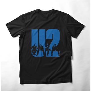 เสื้อยืดคอกลมเสื้อยืด ลาย Distro U2. เสื้อยืด ลาย MUSIC ของแท้ เสื้อยืด DISTRO ของแท้ เสื้อยืด U2S-5XL
