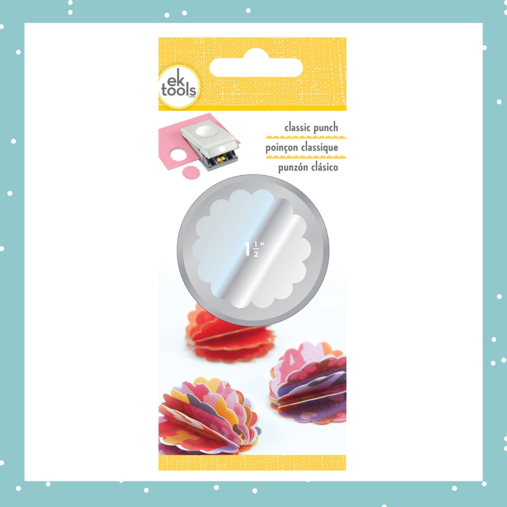ที่เจาะกระดาษ รูปสแกลล็อป Scallop Punch ขนาด 1 1/2 (1.5) นิ้ว EK Success