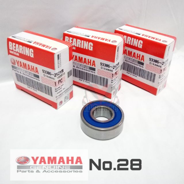 93306-252YR/933A6-202Y0 NVX155/EGO SOLARIZ/N-MAX V2 YAMAHA CVT BEARING CLUTCH