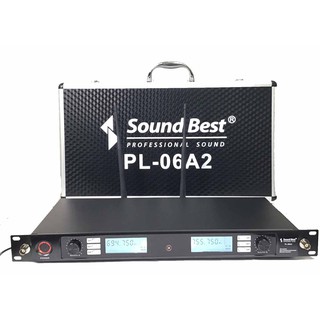 SOUNDBEST PL-06A2UHF ไมค์โครโฟนไร้สาย ราคาต่อ 1 ชุด