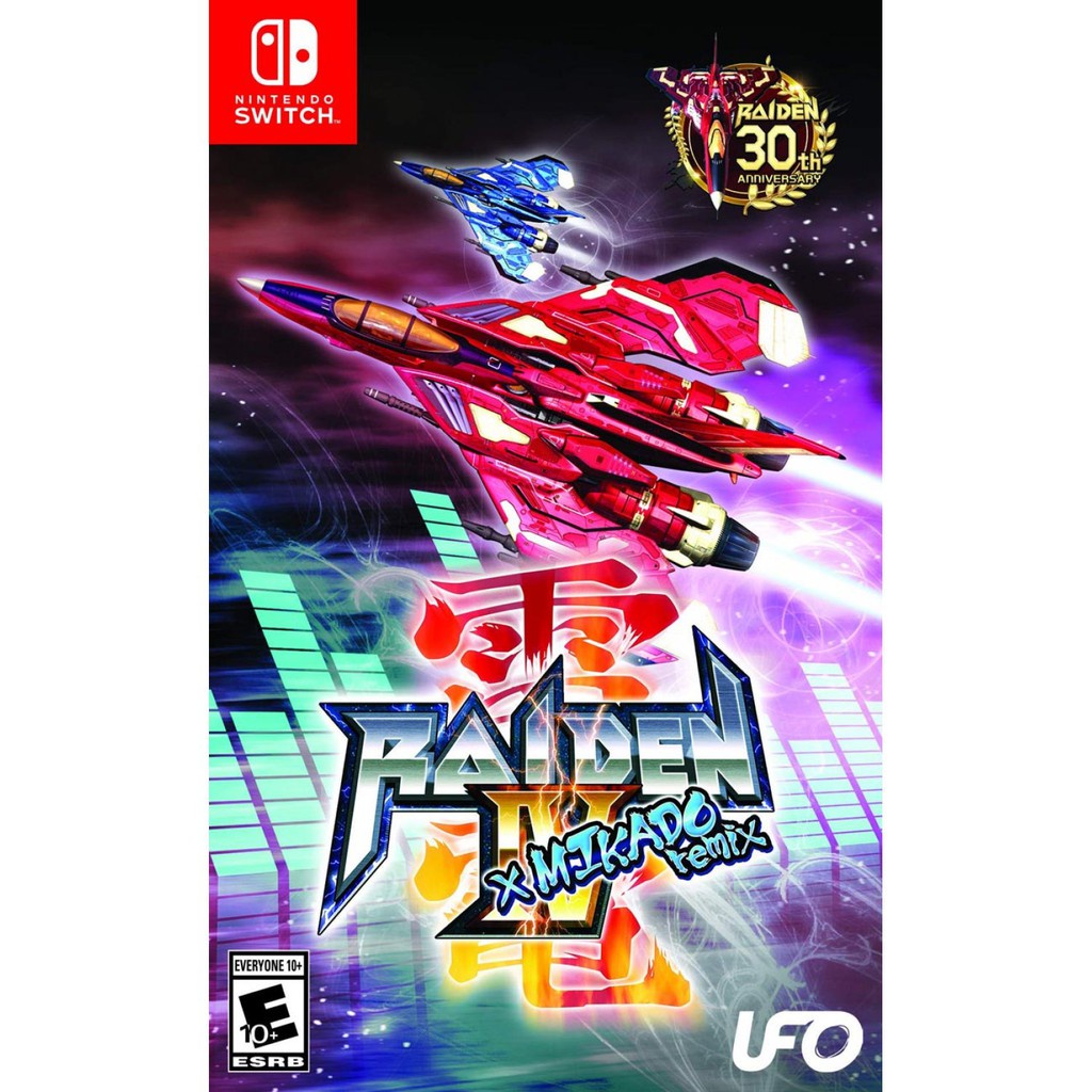 ผ่อนได้ 0%  RAIDEN IV X MIKADO REMIX for Nintendo Switch ภาษาอังกฤษ แผ่นใหม่มือหนึ่งในซีล ตรงปกตามรู