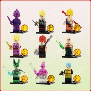 ดราก้อนบอลชุดประกอบมินิฟิกเกอร์ ตัวต่อเลโก้ ของเล่นตัวต่อ lego minifigures ตัวต่อเลโก้นาโน เลโก้นารูโตะ Lego Ninjago