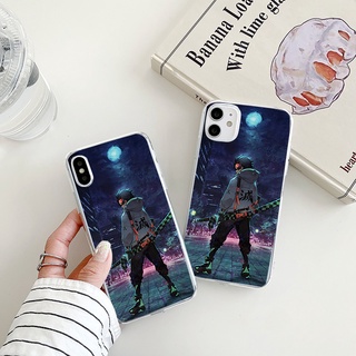 Ghost off the back เคสไอโฟน 7 8 7Plus 8plus Se 2020 8พลัส เคส iPhone 14 13 12 11 pro max anime case  X Xr Xs Max cover