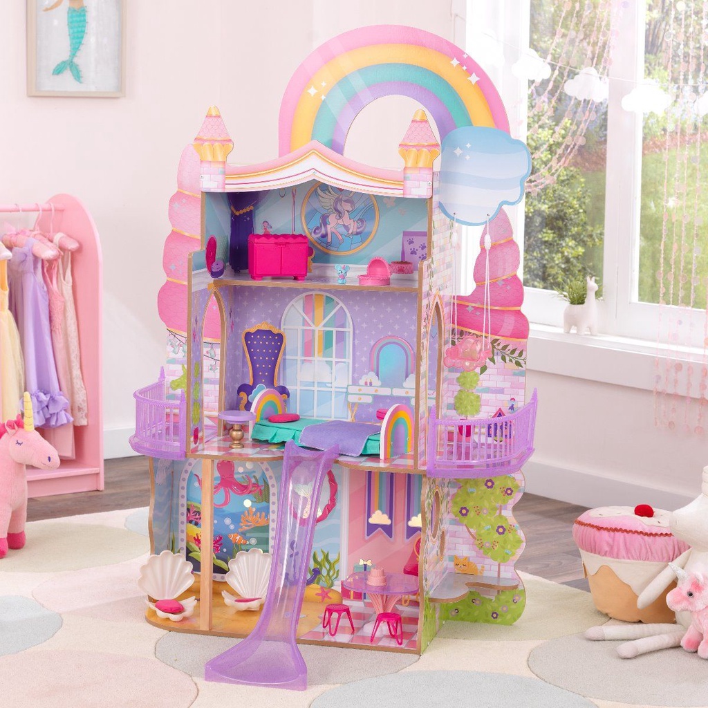  kidkraft rainbow dreamers unicorn mermaid