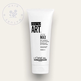 LOreal Professionnel Tecni.Art Fix Max Gel 200 ml. ลอรีอัล เทคนิ.อาร์ต ฟิกซ์ แมกซ์ เจล 200 มล.