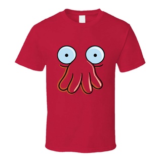 ราคาถูกเสื้อยืดcalZoidberg Face Futurama ใหม่ เสื้อยืดลําลอง แขนสั้น พิมพ์ลายการ์ตูนปลาหมึก ตลกS-5XL