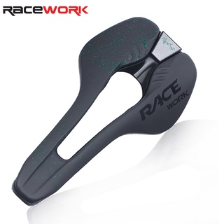 Racework อานนั่งรถจักรยาน แบบนิ่ม น้ําหนักเบา สบาย อุปกรณ์เสริม สําหรับผู้ชาย รถจักรยานเสือภูเขา