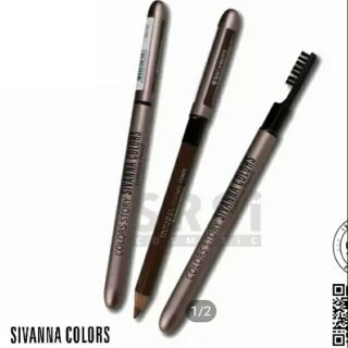 Sivanna Colors Story Waterproof Silky Eyebrow Pencil ดินสอเขียนคิ้ว ที่เขียนคิ้ว SE004 (velvetcosme)