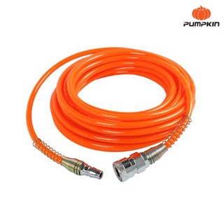 PUMPKIN สายลมแบบตรง PU + coupler 10m / 15m / 20m (31481,31482,31483)