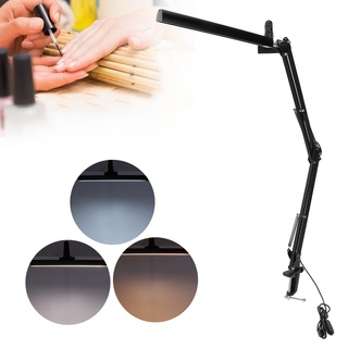 Master Sculptor Swing Arm Desk Lamp with Clamp Eye Caring Folded Table Light for Nail Art Tattoo