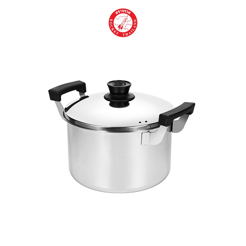 Rocket หม้อต้ม 22 ซม. ความจุ 5.3 ลิตร รหัส 100260622 ประกอบด้วย หม้อต้มและฝาหม้อ