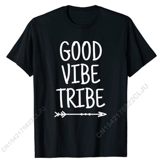 [COD]เสื้อยืด ผ้าฝ้าย พิมพ์ลาย Good Vibe Tribe แฟชั่นสําหรับผู้ชายS-5XL