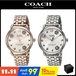 พร้อมสต็อก ！COACH ของแท้100% 14502810 14502811 -36mm นาฬิกาแบรนด์เนมCOACH นาฬิกาสำหรับผู้หญิง สินค้าพร้อมจัดส่ง C-50