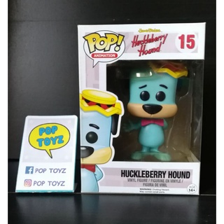 FUNKO POP Huckleberry Hound 15 ของแท้ งานเก่าเลิกผลิตแล้ว หายาก แถมกล่องใส มีของพร้อมส่งไม่ต้องรอพรีออเดอ Hanna Barbera