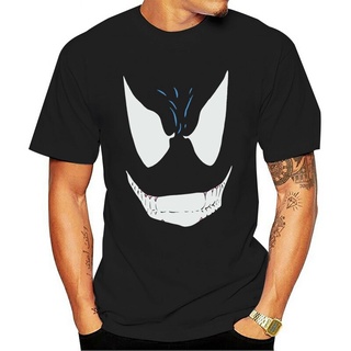 เสื้อยืดคอกลม พิมพ์ลาย Venom Smiling Venom Image สไตล์สตรีท สําหรับผู้ชาย