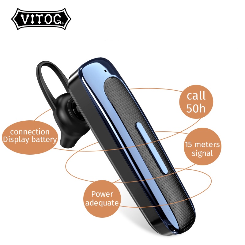 Vitog หูฟังบลูทูธไร้สาย ฟังได้ 20 ชั่วโมง
