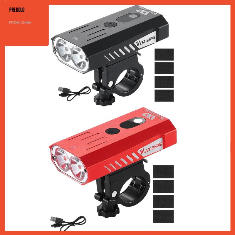 [In Stock] Bicycle Headlight USB Rechargeable Flashlight W/Automatic Light Sensor #4